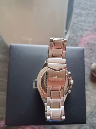 Reloj Lotus Hombre Cronógrafo Plata 