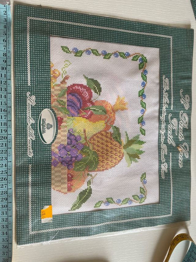 Kit ricamo Raquama frutta