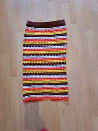 Conjunto crochet multicolor