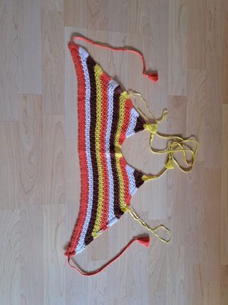 Conjunto crochet multicolor