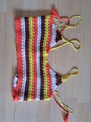 Conjunto crochet multicolor