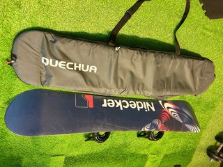 Tabla de snownboard y funda