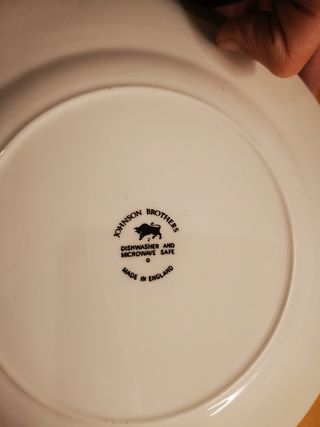 Platos varios vajilla inglesa Johnson