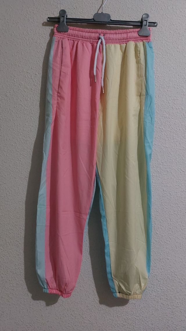 Pantalón chándal multicolor