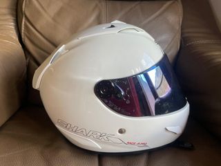 CASCO SHARK RACE-R PRO BLANCO XS