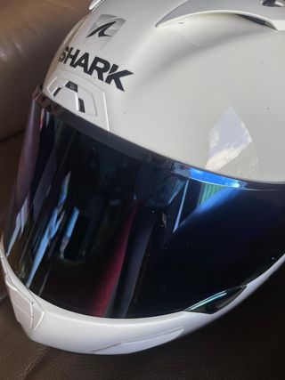 CASCO SHARK RACE-R PRO BLANCO XS
