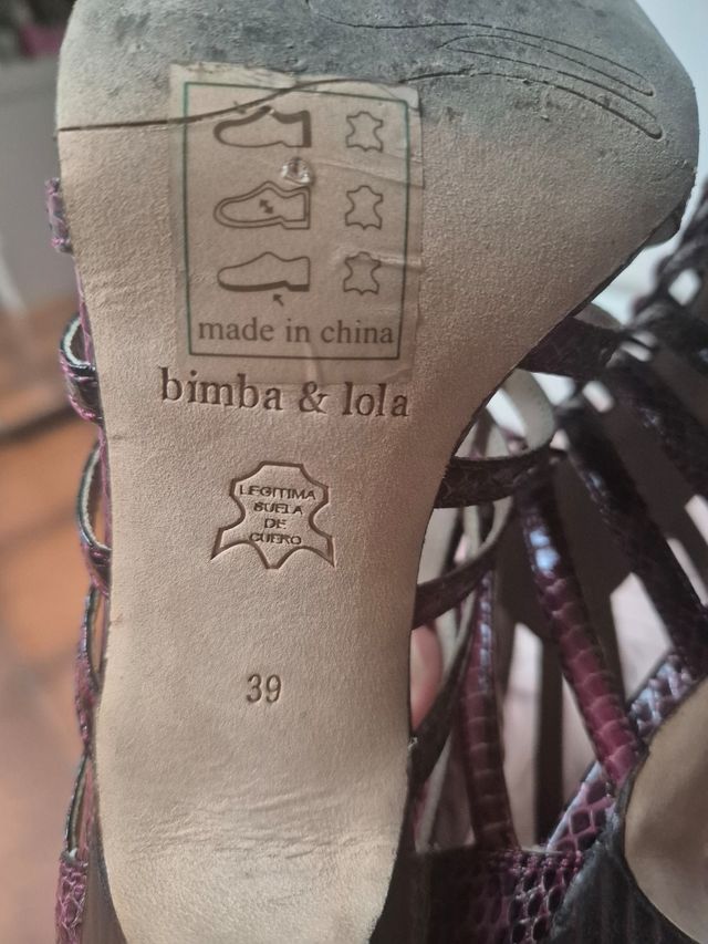 Zapato de tacón Bimba y Lola