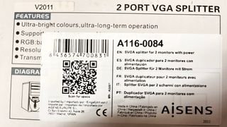 VGA Splitter con alimentacion