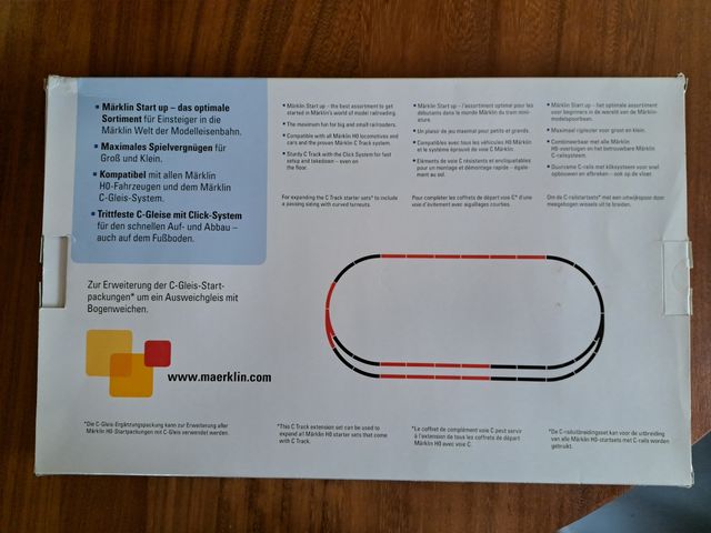 Märklin 24903 - Extensión C-Gleis H0