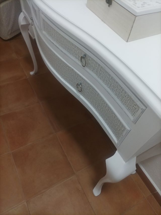 Mueble consola entrada blanco