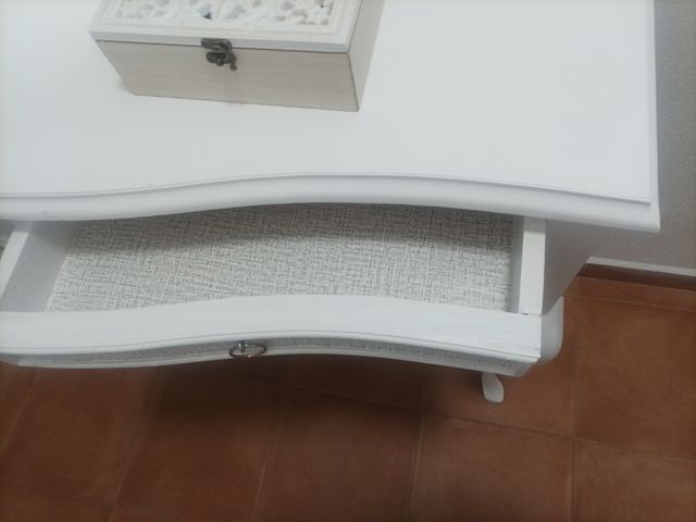 Mueble consola entrada blanco