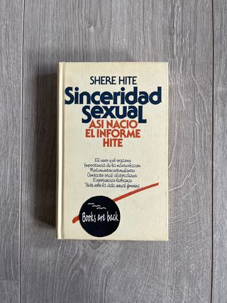Sinceridad sexual Shere Hite