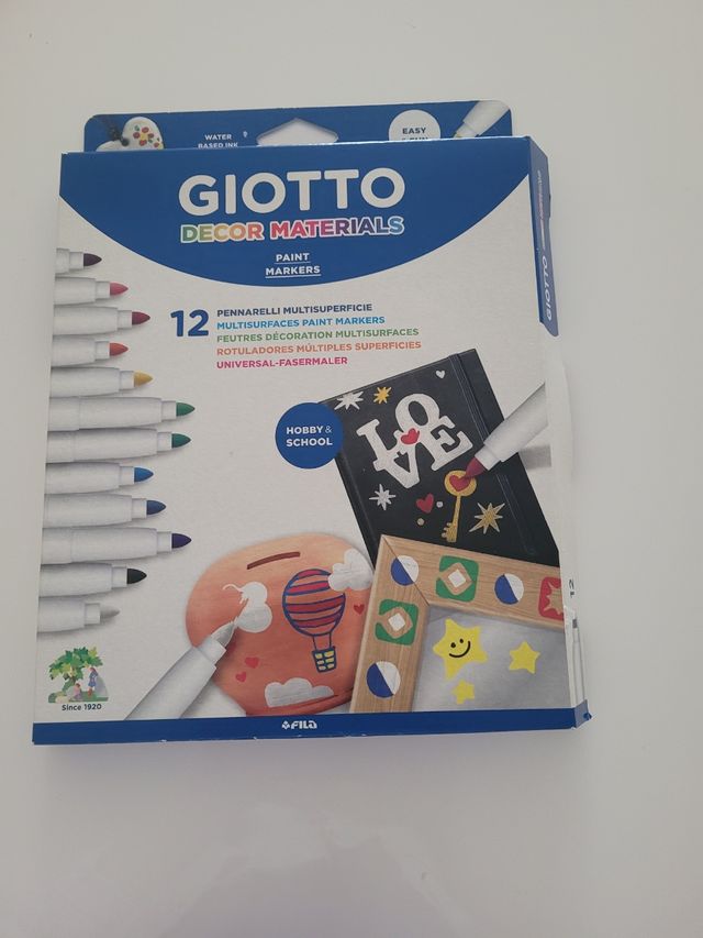 Rotuladores Giotto Decor Materials 12uds