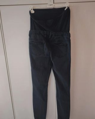 Jeans premaman neri strappati
