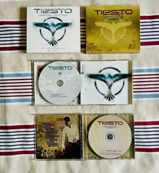 CD Tiësto PACK 2 Álbumes Completos Originales