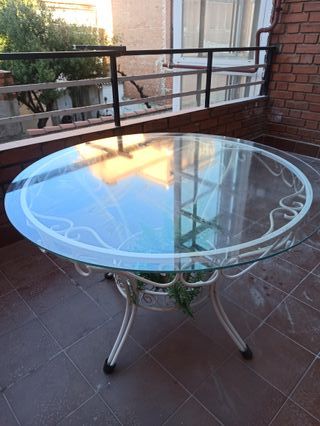 Mesa de exterior metal