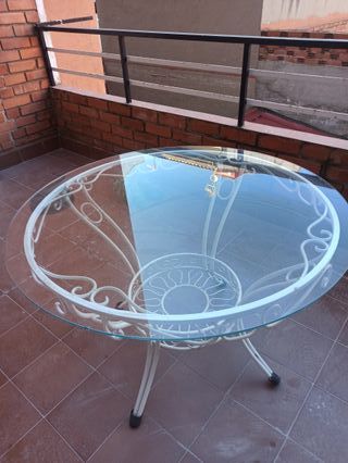 Mesa de exterior metal