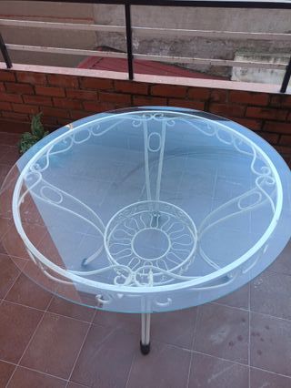 Mesa de exterior metal