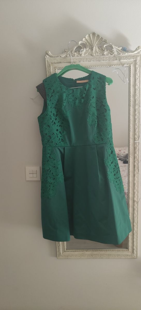 Vestido Tintoretto verde Talla 40