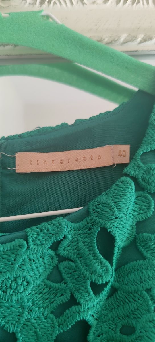 Vestido Tintoretto verde Talla 40
