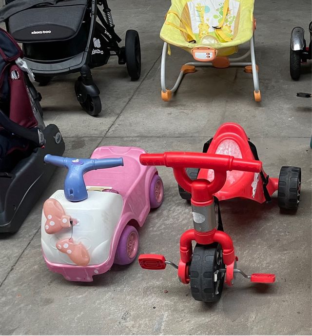 Silla paseo+coche+juguetes bebé
