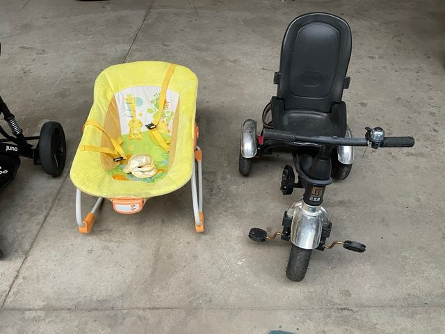 Silla paseo+coche+juguetes bebé