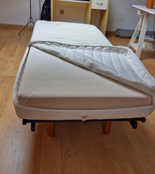 Cama articulada con colchón latex