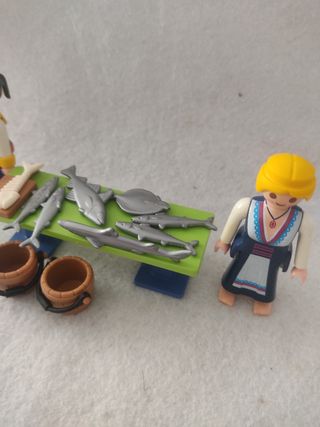 Playmobil pescadería: figuras y accesorios