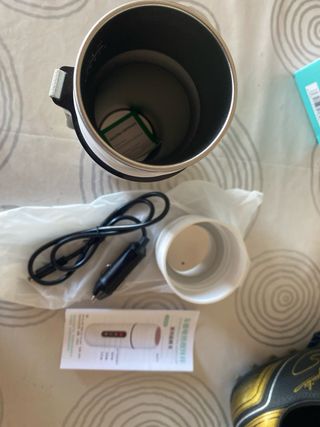 Hervidor electrico para coche