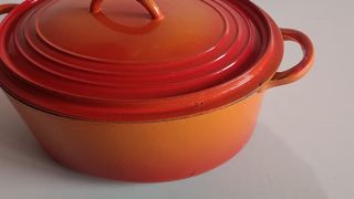 Olla vintage Le Creuset 14cm naranja