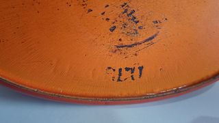 Olla vintage Le Creuset 14cm naranja