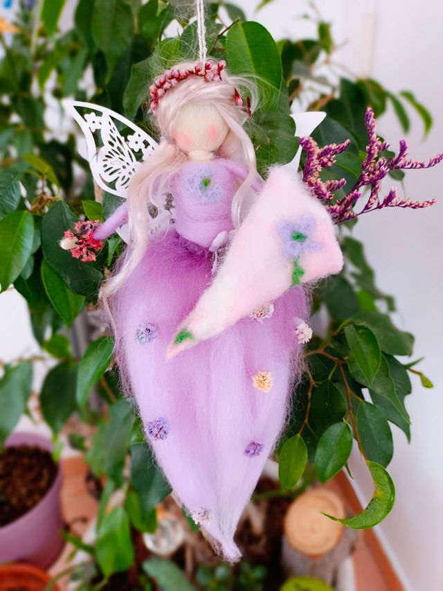 Hada Lila de Fieltro