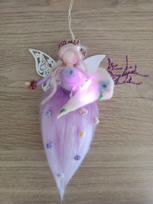 Hada Lila de Fieltro