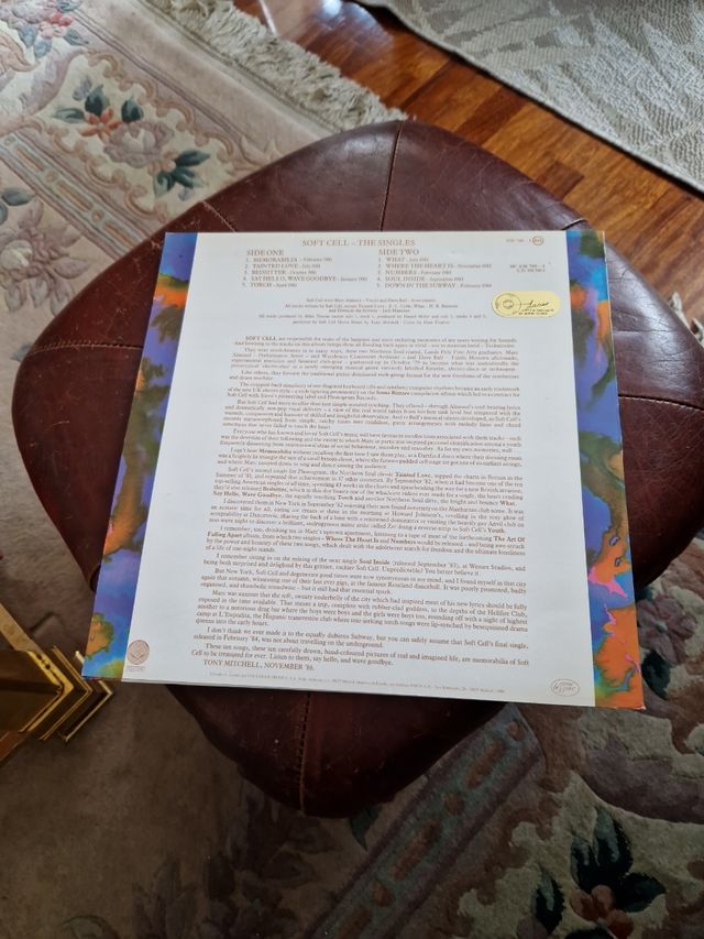 Vinilo Soft cell the singles