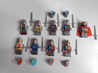 Lego cavalieri medievali inglesi e francesi