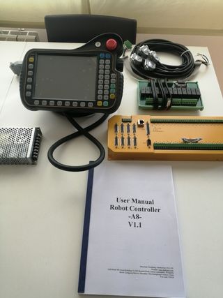 Control robot de 6 ejes CNC