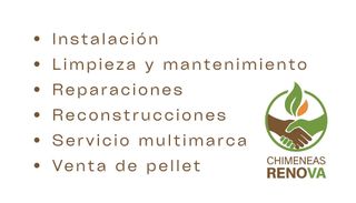 Chimeneas
:  Instalación y limpieza