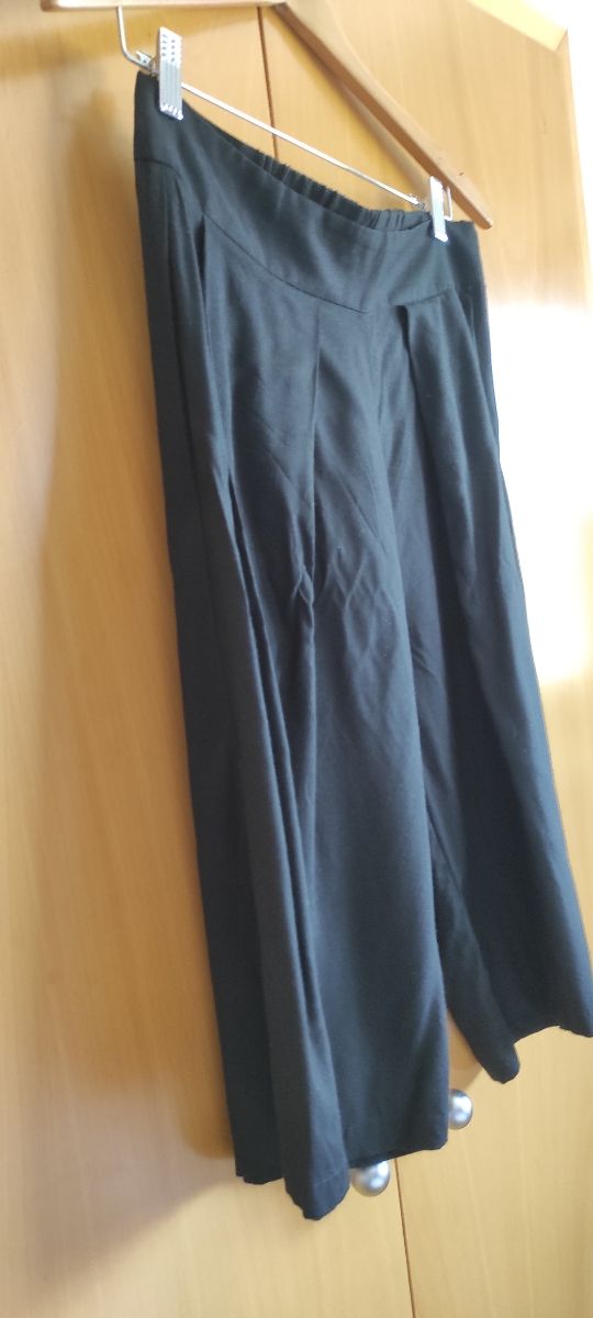 Bermuda negra verano - Pantalón ancho