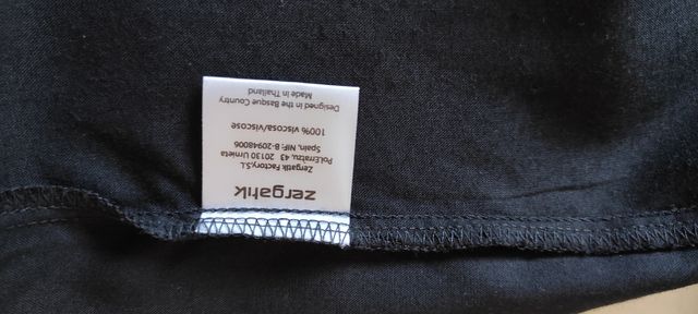 Bermuda negra verano - Pantalón ancho