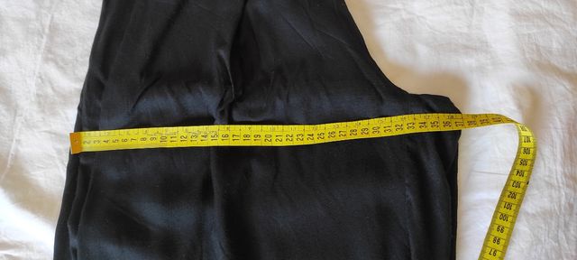 Bermuda negra verano - Pantalón ancho