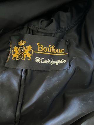 Abrigo de astracán auténtico