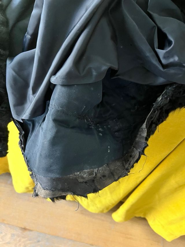 Abrigo de astracán auténtico