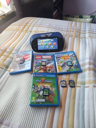 PS Vita (PlayStation Vita) negra + juegos