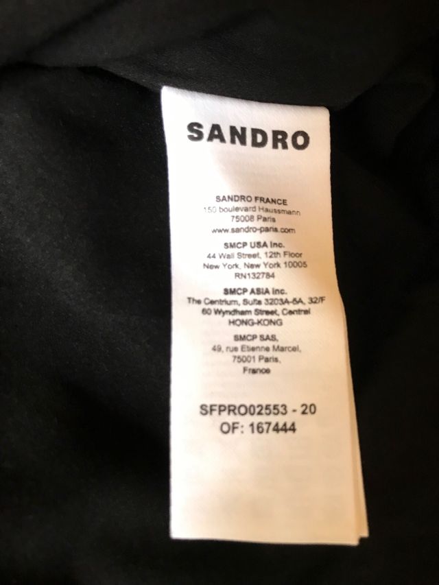 Vestido sandro talla38