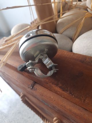 Timbre bici antiguo cromado