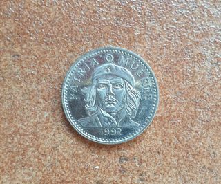 Moneda cubana 3 pesos 1992