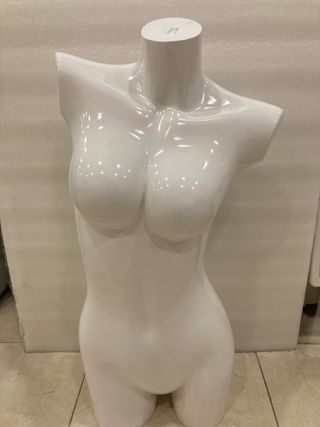 Maniquí mujer blanco en PVC 