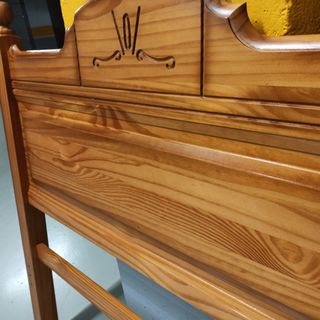 Cabecero madera maciza cama 90