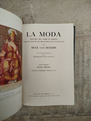 Libros antiguos moda