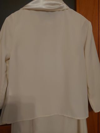 Traje Amitie gasa beige